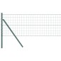 vidaXL Recinzione Euro con 13 Post 0,8x25 m in Acciaio Zincato Verde vidaXL Recinzione Euro con 13 Post 0,8x25 m in Acciaio Zincato Verde