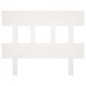 Testiera per Letto Bianca 93,5x3x81cm in Legno Massello di Pino Testiera per Letto Bianca 93,5x3x81cm in Legno Massello di Pino