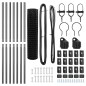 vidaXL Recinzione Euro con 7 post, 1x10 m, in acciaio zincato grigio vidaXL Recinzione Euro con 7 post, 1x10 m, in acciaio zincato grigio