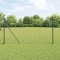 VidaXL Euro Fence con 7 pali da 1 x 10 m in acciaio zincato grigio VidaXL Euro Fence con 7 pali da 1 x 10 m in acciaio zincato grigio