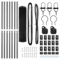 VidaXL Euro Fence con 7 pali da 1 x 10 m in acciaio zincato grigio VidaXL Euro Fence con 7 pali da 1 x 10 m in acciaio zincato grigio