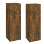 Mobili TV 2 pz Rovere Fumo 30,5x30x90cm in Legno Ingegnerizzato Mobili TV 2 pz Rovere Fumo 30,5x30x90cm in Legno Ingegnerizzato