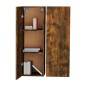 Mobili TV 2 pz Rovere Fumo 30,5x30x90cm in Legno Ingegnerizzato Mobili TV 2 pz Rovere Fumo 30,5x30x90cm in Legno Ingegnerizzato