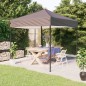 Tenda per Feste Pieghevole Tortora 3x3 m Tenda per Feste Pieghevole Tortora 3x3 m