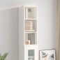 Armadietto a Muro Bianco 34,5x32,5x90 cm in Legno Multistrato Armadietto a Muro Bianco 34,5x32,5x90 cm in Legno Multistrato