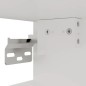 Armadietto a Muro Bianco 34,5x32,5x90 cm in Legno Multistrato Armadietto a Muro Bianco 34,5x32,5x90 cm in Legno Multistrato