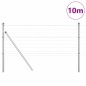 vidaXL Euro Fence con 7 Pali 0.4x10 m in Acciaio Zincato vidaXL Euro Fence con 7 Pali 0.4x10 m in Acciaio Zincato