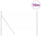 vidaXL Recinzione Euro Fence con 7 pali, 1,4x10 m, in acciaio zincato