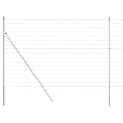 vidaXL Recinzione Euro con 7 post, 1.6x10 m in acciaio galvanizzato