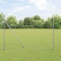 vidaXL Recinzione Euro Fencing con 7 posti 1.6 x 10 m in acciaio zincato