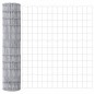 vidaXL Recinzione Euro con 13 post, 1.2 x 25 m in acciaio zincato