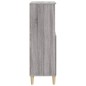 Credenza Grigio Sonoma 60x36x110 cm in Legno Multistrato Credenza Grigio Sonoma 60x36x110 cm in Legno Multistrato