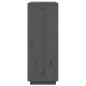 Credenza Grigia 67x40x108,5 cm in Legno Massello di Pino Credenza Grigia 67x40x108,5 cm in Legno Massello di Pino
