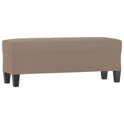 Panca tortora 100x35x41 cm in Microfibra