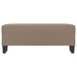 Panca tortora 100x35x41 cm in Microfibra Panca tortora 100x35x41 cm in Microfibra