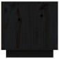 Mobile Porta TV Nero 140x40x40 cm in Legno Massello di Pino Mobile Porta TV Nero 140x40x40 cm in Legno Massello di Pino