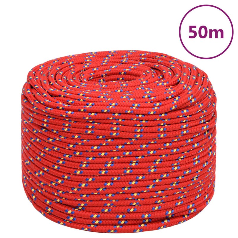 Corda Nautica Rossa 6 mm 50 m in Polipropilene Corda Nautica Rossa 6 mm 50 m in Polipropilene