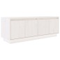 Mobile Porta TV Bianco 110x34x40 cm in Legno Massello di Pino Mobile Porta TV Bianco 110x34x40 cm in Legno Massello di Pino