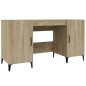 Scrivania Rovere Sonoma 140x50x75 cm in Legno Multistrato Scrivania Rovere Sonoma 140x50x75 cm in Legno Multistrato