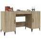 Scrivania Rovere Sonoma 140x50x75 cm in Legno Multistrato Scrivania Rovere Sonoma 140x50x75 cm in Legno Multistrato