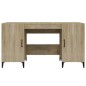 Scrivania Rovere Sonoma 140x50x75 cm in Legno Multistrato Scrivania Rovere Sonoma 140x50x75 cm in Legno Multistrato