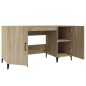 Scrivania Rovere Sonoma 140x50x75 cm in Legno Multistrato Scrivania Rovere Sonoma 140x50x75 cm in Legno Multistrato