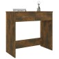 Scrivania Rovere Fumo 80x40x75 cm in Legno Multistrato Scrivania Rovere Fumo 80x40x75 cm in Legno Multistrato