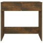Scrivania Rovere Fumo 80x40x75 cm in Legno Multistrato Scrivania Rovere Fumo 80x40x75 cm in Legno Multistrato