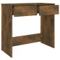 Scrivania Rovere Fumo 80x40x75 cm in Legno Multistrato Scrivania Rovere Fumo 80x40x75 cm in Legno Multistrato