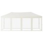 Tenda per Feste Pieghevole con Pareti Laterali Crema 3x6 m Tenda per Feste Pieghevole con Pareti Laterali Crema 3x6 m