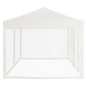 Tenda per Feste Pieghevole con Pareti Laterali Crema 3x6 m Tenda per Feste Pieghevole con Pareti Laterali Crema 3x6 m