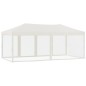 Tenda per Feste Pieghevole con Pareti Laterali Crema 3x6 m Tenda per Feste Pieghevole con Pareti Laterali Crema 3x6 m