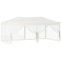 Tenda per Feste Pieghevole con Pareti Laterali Crema 3x6 m Tenda per Feste Pieghevole con Pareti Laterali Crema 3x6 m