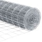vidaXL Euro Fence con 7 pali a punta 1,6 x 10 m in acciaio zincato