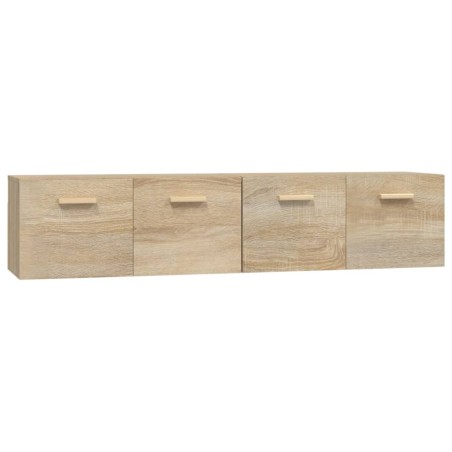 Mobili Parete 2 pz Rovere Sonoma 80x35x36,5cm Legno Multistrato