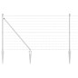 vidaXL Euro Fence con 7 pali a spillo, 1,2 x 10 m, in acciaio zincato