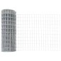 vidaXL Recinzione Euro con 13 Pali a Punta 0,4 x 25 m in Acciaio Galvanizzato