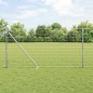 vidaXL Recinzione Euro con 13 pali a spillo 1x25m in acciaio zincato