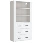 Credenza Bianco Lucido in Legno Multistrato Credenza Bianco Lucido in Legno Multistrato