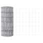 vidaXL Recinzione Euro con 13 Pali a Punta 1 x 25 m in Acciaio Galvanizzato