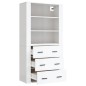Credenza Bianco Lucido in Legno Multistrato Credenza Bianco Lucido in Legno Multistrato