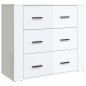 Credenza Bianco Lucido in Legno Multistrato Credenza Bianco Lucido in Legno Multistrato