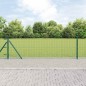 vidaXL Recinzione Euro con 7 postazioni flangiate, 0,4 x 10 m in acciaio zincato. vidaXL Recinzione Euro con 7 postazioni flangiate, 0,4 x 10 m in acciaio zincato.