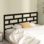 Testiera per Letto Nera 186x4x100 cm in Legno Massello di Pino Testiera per Letto Nera 186x4x100 cm in Legno Massello di Pino