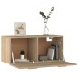 Armadietto a Muro Rovere Sonoma 80x35x36,5 cm Legno Multistrato Armadietto a Muro Rovere Sonoma 80x35x36,5 cm Legno Multistrato