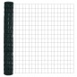 vidaXL Euro Fence con 7 Pali Flangiati 1.6x10 m in Acciaio Zincato