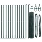 vidaXL Euro Fence con 13 Posti Flangiati 1,2 x 25 m in Acciaio Galvanizzato vidaXL Euro Fence con 13 Posti Flangiati 1,2 x 25 m in Acciaio Galvanizzato