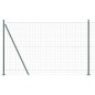 vidaXL Euro Fence con 13 pali flangiati 1,2 x 25 m in acciaio zincato vidaXL Euro Fence con 13 pali flangiati 1,2 x 25 m in acciaio zincato