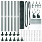 vidaXL Euro Fence con 13 pali flangiati 1,2 x 25 m in acciaio zincato vidaXL Euro Fence con 13 pali flangiati 1,2 x 25 m in acciaio zincato