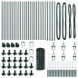 vidaXL Euro Fence con 13 Poste Flangiate 0.6x50 m in Acciaio Zincato vidaXL Euro Fence con 13 Poste Flangiate 0.6x50 m in Acciaio Zincato